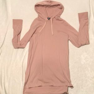 Young and reckless light pink hoodie